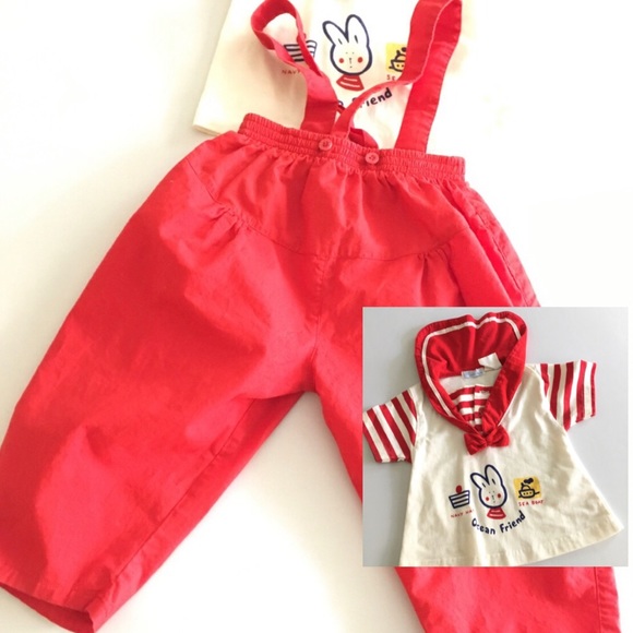 Vintage Other - Vintage preppy French brand baby bundle unisex 6-9 months Like New condition